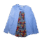 Long-sleeved retro blouse