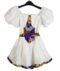 Puffed sleeve dress