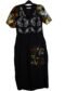 Short sleeve jumpsuit, black