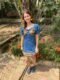 Retro jeans dress (no stretch)