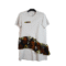 T-shirt dress with flounces, light grey