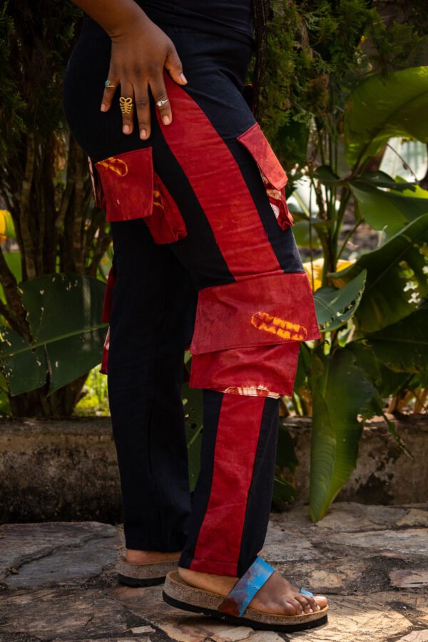 Black Pocketed Pants - Image 3